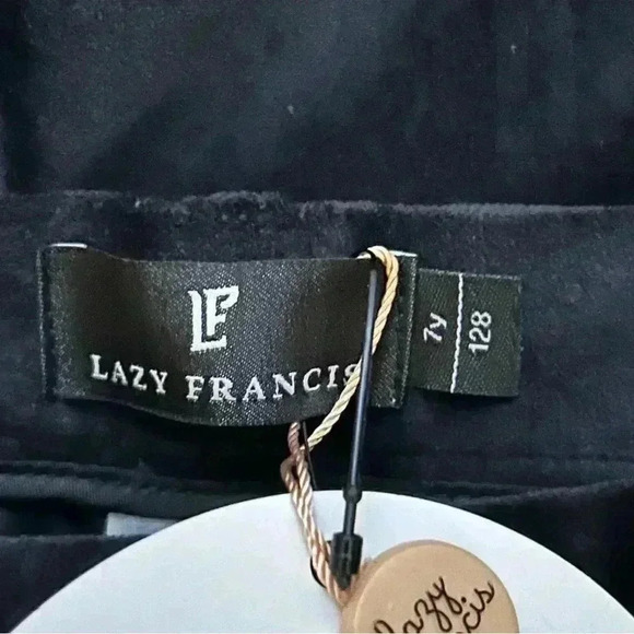 Lazy Francis Black Velvet Pants - Picture 4 of 6